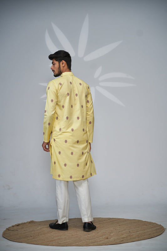 PINE JACQUARD PREMIUM KURTA