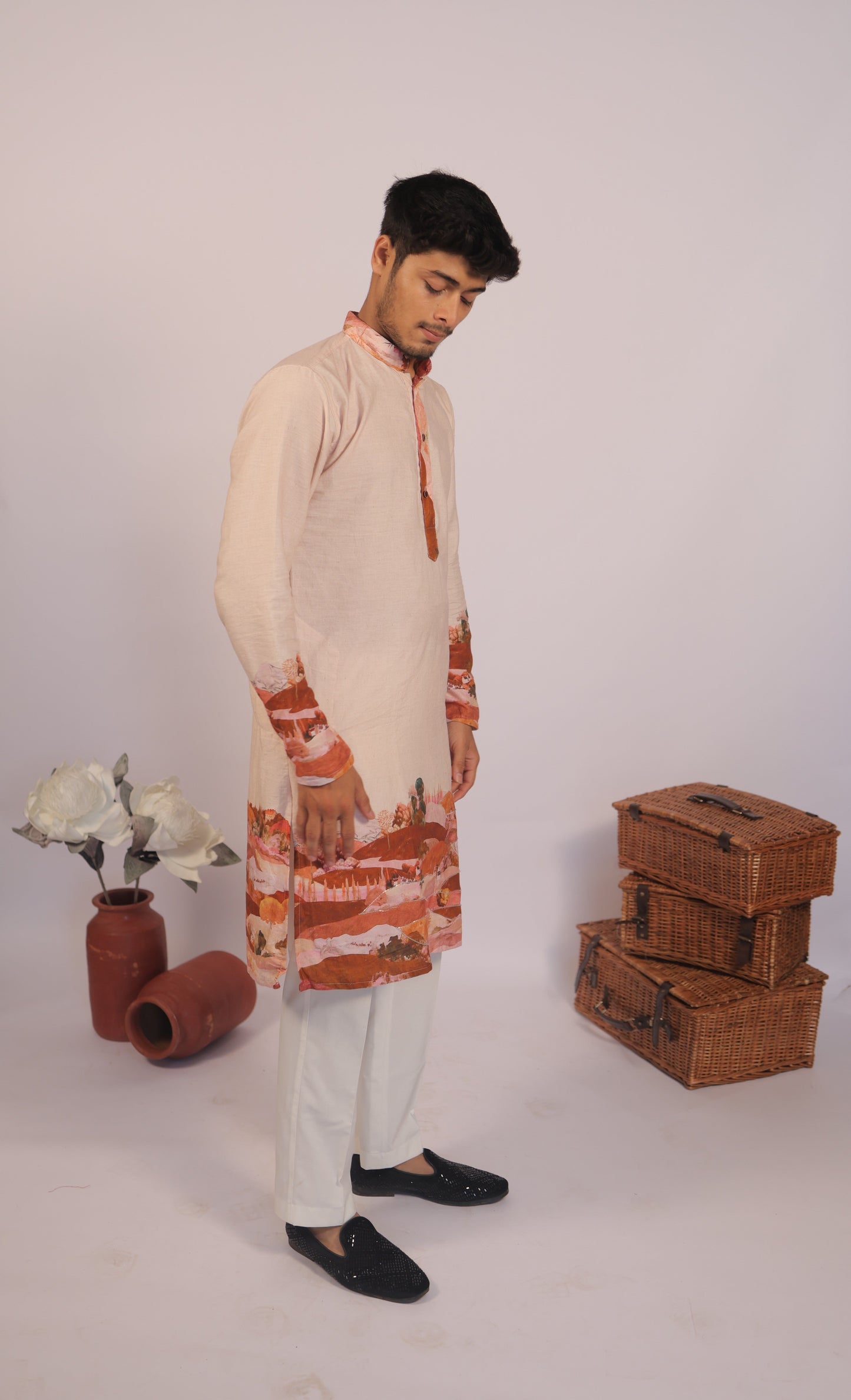 MOUNTAIN PURE KHADI DIGITAL KURTA
