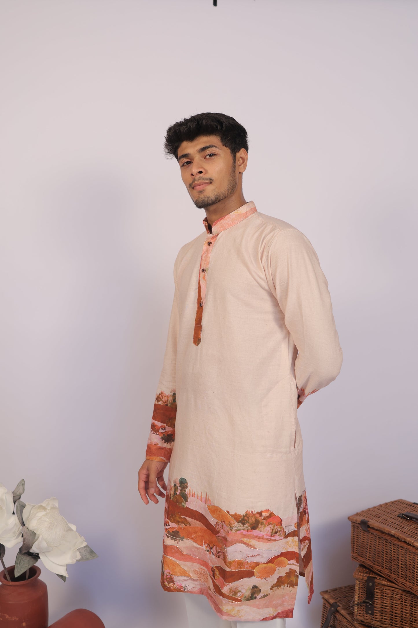 MOUNTAIN PURE KHADI DIGITAL KURTA