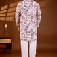 SILK POSITION FLORAL PRINTED KURTA SET