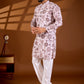 SILK POSITION FLORAL PRINTED KURTA SET