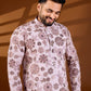 SILK POSITION FLORAL PRINTED KURTA SET