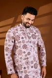 SILK POSITION FLORAL PRINTED KURTA SET