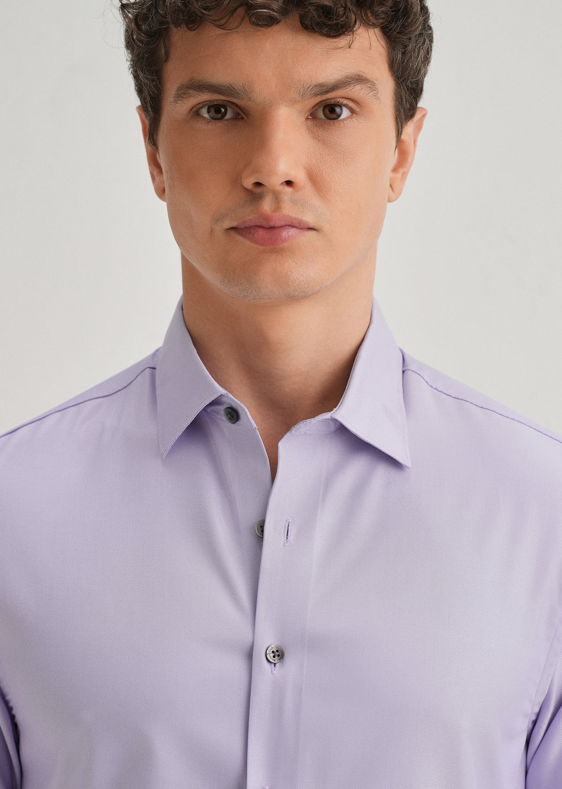 LAVENDER STITCHLESS PLACKET PREMIUM WRINKLE-FREE SHIRT