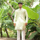 MINT GREEN CELEBRITY MAN'S WAVVY CLASSIC PREMIUM KURTA