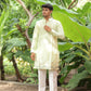 MINT GREEN CELEBRITY MAN'S WAVVY CLASSIC PREMIUM KURTA