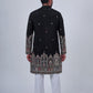 BLACK MIRROR & ZARI EMBROIDERED KURTA