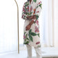 IVORY MODAL, COTTON EMBROIDERY STRAIGHT PRINTED KURTA PANT SET