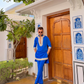 ROYAL BLUE KURTA SET FOR MEN