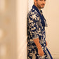 ARJUN BIJLANI IN ROYAL NAVY KURTA WITH HIGH EMBROIDERY WORK