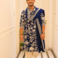 ARJUN BIJLANI IN ROYAL NAVY KURTA WITH HIGH EMBROIDERY WORK