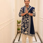 ARJUN BIJLANI IN ROYAL NAVY KURTA WITH HIGH EMBROIDERY WORK