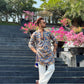 JAIPUR BLUE PRINTED KURTA PAJAMA SET FOR MEN'S