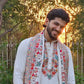 WHITE SILK KURTA SET WITH DUPATTA