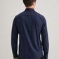 NAVY BLUE STITCHLESS PLACKET PREMIUM WRINKLE-FREE SHIRT