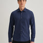 NAVY BLUE STITCHLESS PLACKET PREMIUM WRINKLE-FREE SHIRT