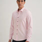 PINK STITCHLESS PLACKET PREMIUM WRINKLE-FREE SHIRT