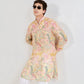 SHAYE CREAM FLORAL KING KURTA