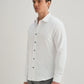 WHITE STITCHLESS PLACKET PREMIUM WRINKLE-FREE SHIRT