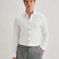 WHITE STITCHLESS PLACKET PREMIUM WRINKLE-FREE SHIRT