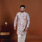 SILK POSITION FLORAL PRINTED KURTA SET